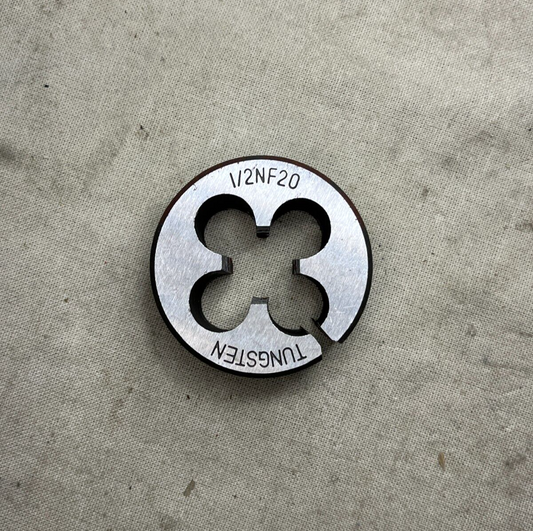 THREADING TOOL 1/2" X 20 NF IMPERIAL DIE NUT 1.5" TUNGSTEN STEEL 1/2NF20
