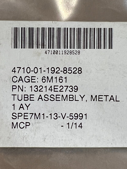 Metal Tube Assy 13214E2739 NSN 4710-01-192-8528 - photo 6