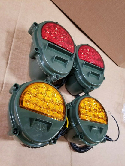 NEW LED HMMWV BRAKE LIGHT, PUSH BUTTON TURN SIGNAL KIT M998 HUMVEE M35 Military