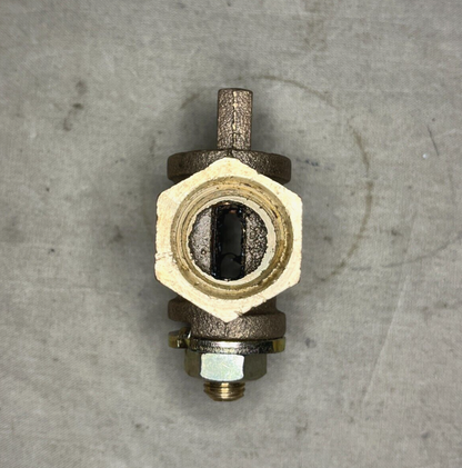 AIRCRAFT B-52 , GENERATOR 3KW 1/2" COPPER ALLOY PLUG COCK 4820-00-136-1085