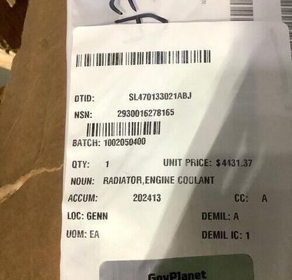 SUPERIOR DIESEL 51-00350 24'' ENGINE COOLANT RADIATOR FAN 2930-01-627-8165 USA