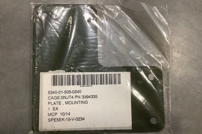 GENUINE MILITARY PALLETIZED LOADING TRUCK OSHKOSH 3394335 MOUNTING PLATE USA