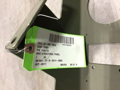 FIRE FIGHTING TRUCK OSHKOSH 4183775 MOUNTING BRACKET PANEL 5342-01-656-0843