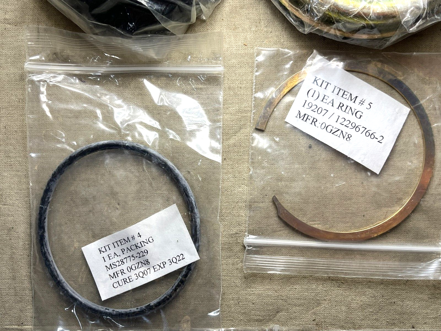 BRADLEY M2 M3 TORSION BAR PARTS KIT 57K0391 10088244 2530-01-296-4897