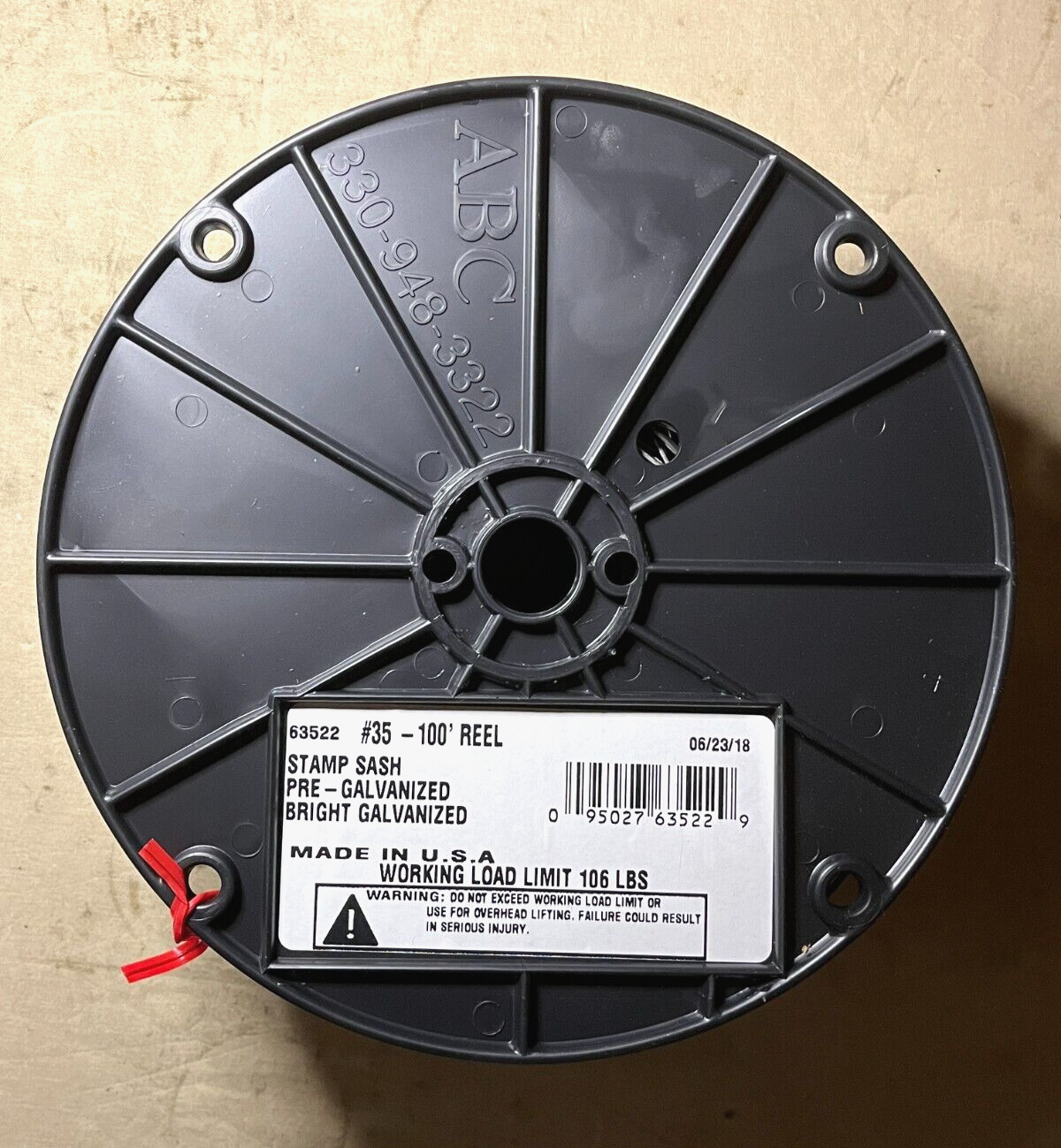 SEMI-TRAILER/TANK 106LB STRNGTH 100FT ZINC PLATED STEEL SASH CHAIN 4010015409438