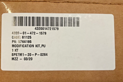 J.G.B ENTERPRISES 57K4195 PUMPS & COMPRESSOR MODIFICATION KIT 4320-01-472-1579