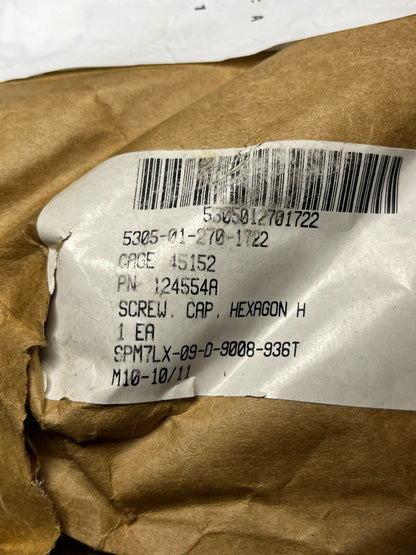 MRAP - M-ATV OSHKOSH VEHICLE 124554A HEXAGON HEAD CAP SCREW 5305-01-270-1722