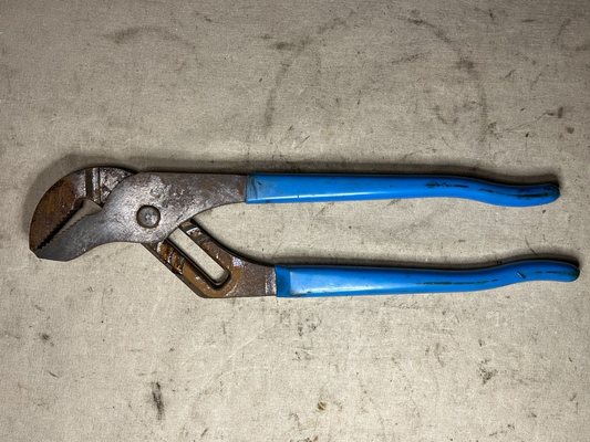 SLIP JOINT PLIERS 10'' 1-5/16 ALLOY STEEL STRAIGHT JAW GGG-P-47 5120-00-223-7396