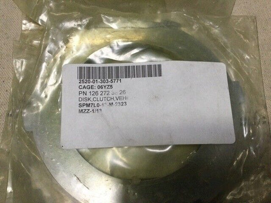 M-973 COMBAT 126 272 35 26 94257-991 VEHICULAR CLUTCH DISK 2520-01-303-5771