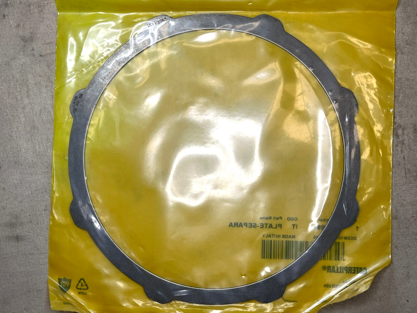 OEM GENUINE CAT CATERPILLAR 167-3865 SEPARATION PLATE 1673865 USA-STOCK