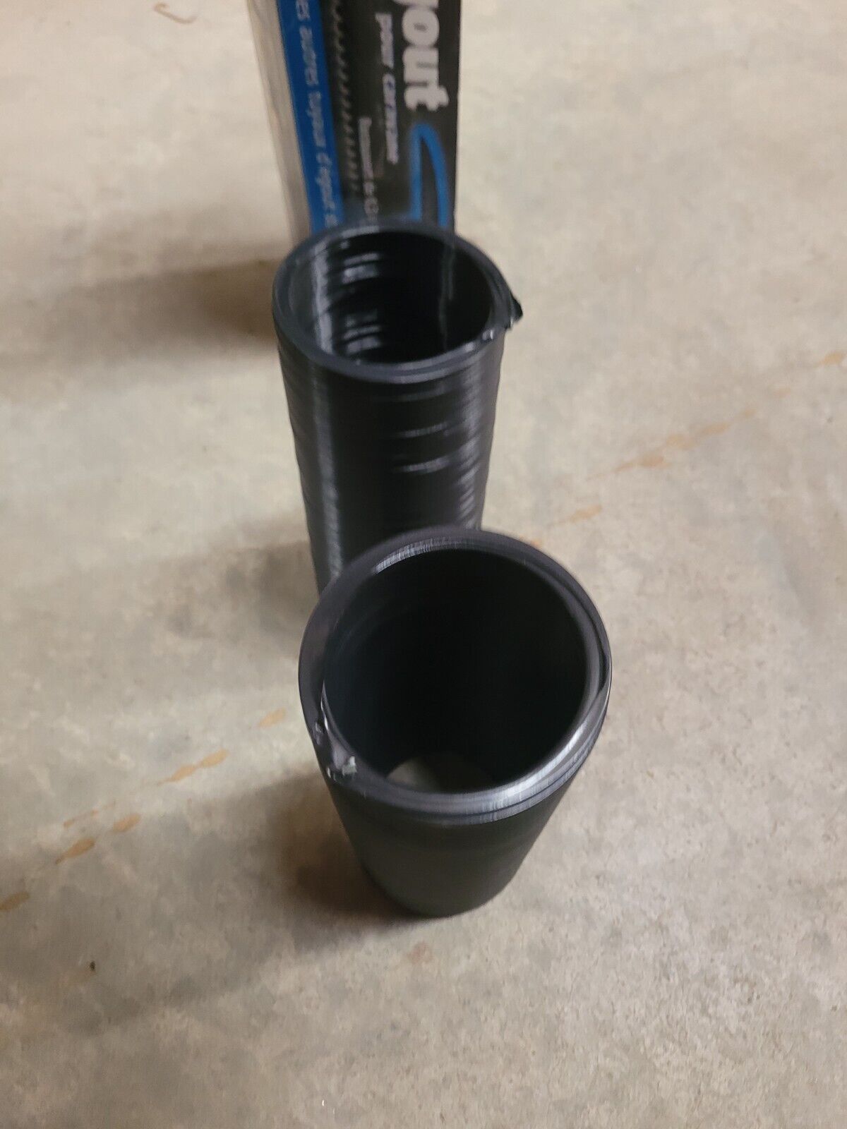 AIR DUCT HOSE 12MIL,HTS,VINYL REINFORCED, 3"OD,BLACK NSN 4720-01-606-3972