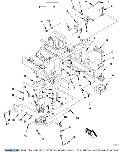 FMTV LMTV TRUCK PP938900-2 RIGHT HAND VEHICULAR AIR SPRING 2510-01-481-7651