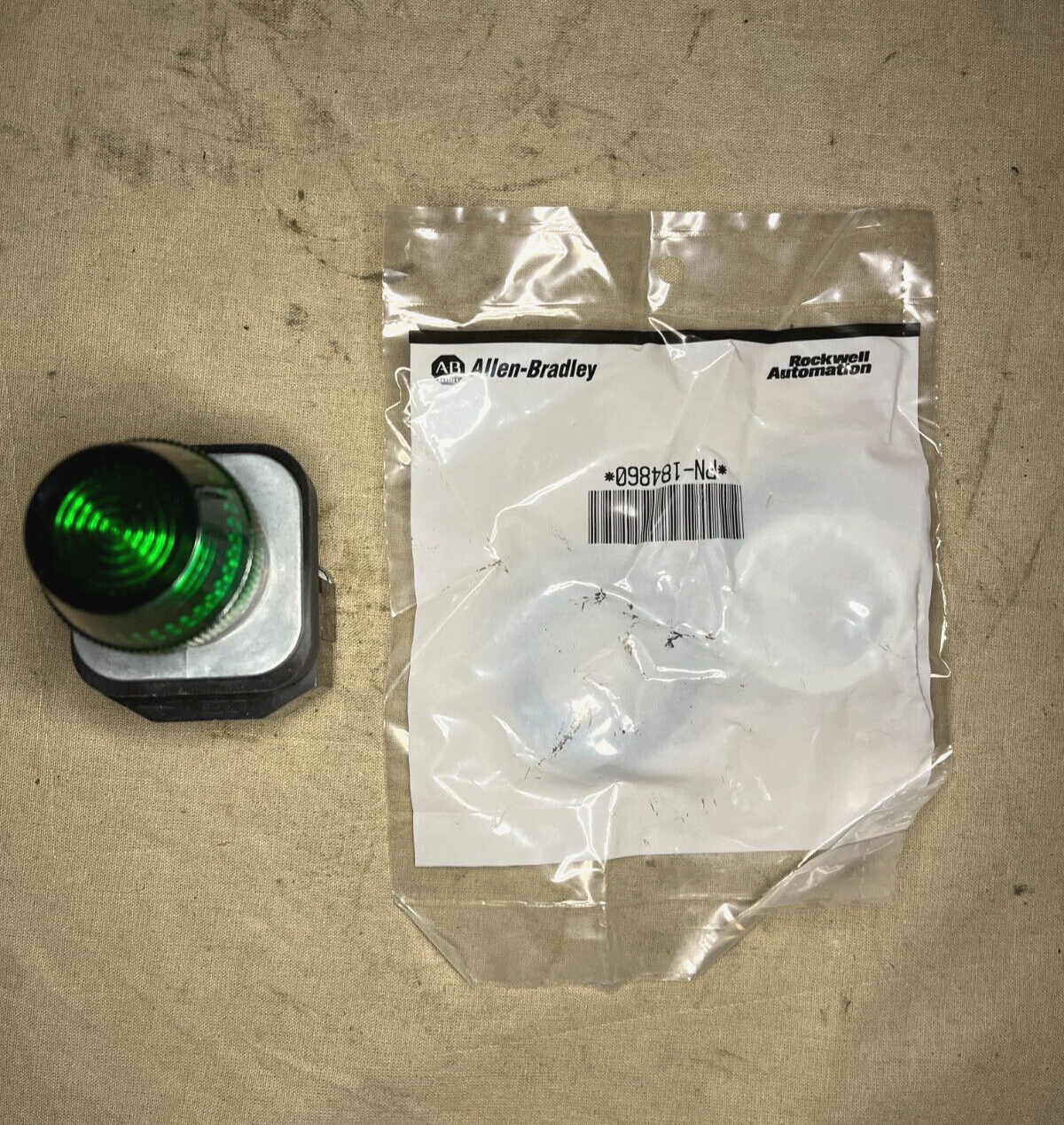 ALLEN BRADLEY 800T-PH16G 347-12784 INDICATOR LIGHT 120VAC, 50/60HZ 6220015233492