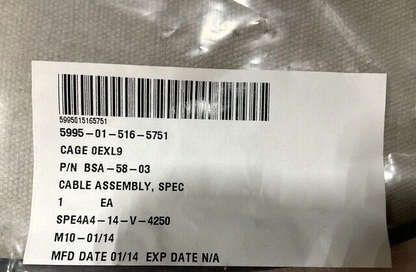 HELICOPTER OH-58D ICO RALLY BSA-58-03 SELF-TEST CABLE ASSEMBLY 5995-01-516-5751