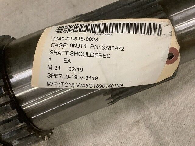 M1074 M1075 PALLETIZED LOADING TRUCK 3786972 SHOULDERED SHAFT 3040-01-618-0028
