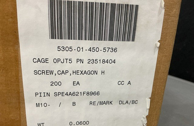 Head Cap Screw 23518404 NSN 5305-01-450-5736 - photo 4