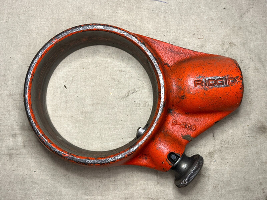 RIDGID D-286 12-R U6 RED/SILVER MANUAL RATCHET THREADER FOR DIE HEAD [NO HANDLE]