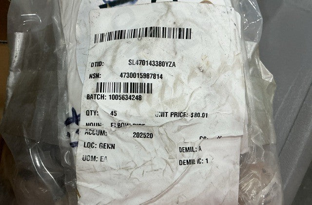 Pipe Elbow 10004821 NSN 4730-01-598-7814 - photo 5