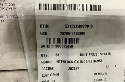Interlock Cylinder A3261D290 NSN 2520-01-134-0899 - photo 7