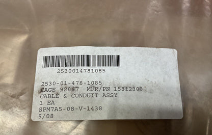 NEW MILITARY ASV 15812300 BRAKE CABLE & CONDUIT ASSEMBLY 216624 2530-01-478-1085