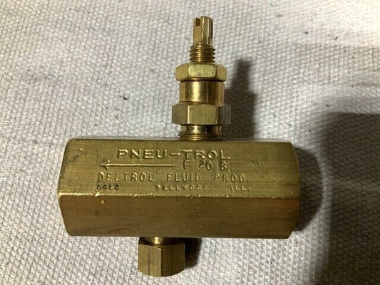 FORRESTAL CLASS CV DELTROL PNEU-TROL F20B BALL VALVE A57786 4820-01-235-0803