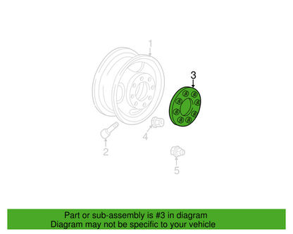 CUCV GM GENERAL 472536 8X 6.5" WHEEL LOCK CLAMPING RING 2520-01-201-4096 NOS