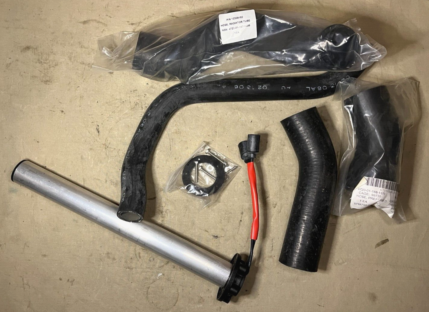 CONSOL PSE AIR DUCT DAMPER HOUSING RADIATOR HOSE KIT 051497-153 1660-01-646-5977