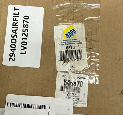 GENUINE NAPA GOLD 6870 HEAVY DUTY ENGINE AIR FILTER 46870 USA-STOCK