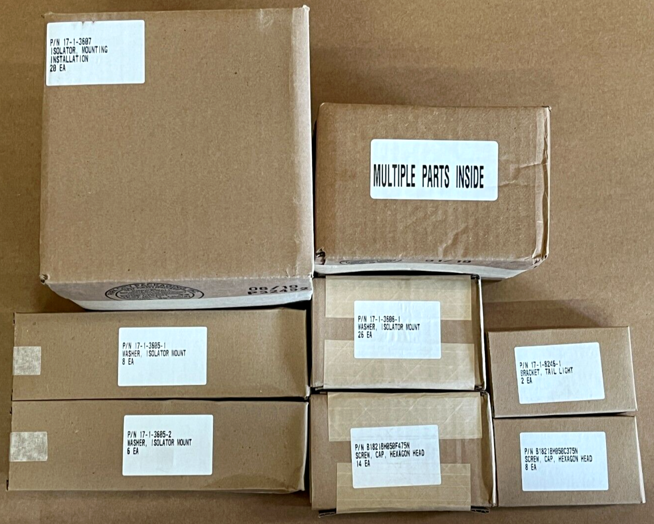 M998 HMMWV HUMVEE COMPLETE SHELTER MOUNTING KIT 17-1-8584-1 / 5410-01-441-0266