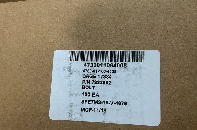 Passage Bolt 7323992 NSN 4730-01-106-4008 - photo 5
