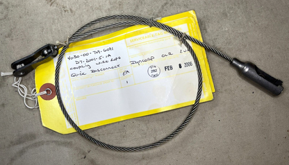 HELI UH-1 D7-2001-5-1A QUICK DISCONNECT WIRE ROPE COUPLING 4030-00-709-6091
