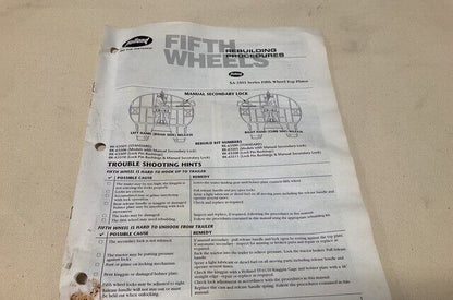 M-915 Series Truck Holland RK-63506 Fifth Wheel Parts Kits 2510-01-134-8880