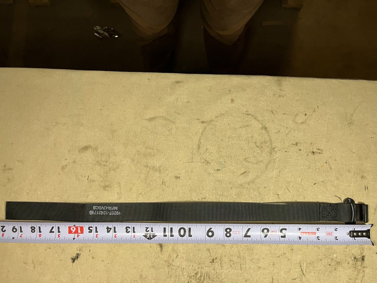 FMTV CAMO VINYL CARGO COVER  WEBBING STRAP, TIE-DOWN 12421716 5340-01-460-6616