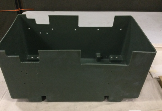 NOS Plastic Battery Box Kit - 6160-01-318-0763 12375366 M35A2 M813 M939 M544