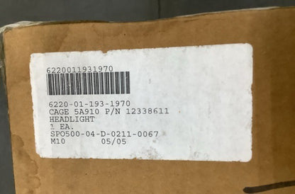 Headlight 12338611 NSN 6220-01-193-1970 - photo 5