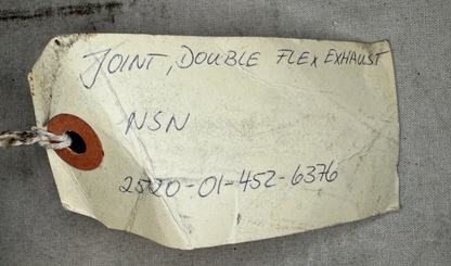 M-113A1, M-113A2 11669395-6 DOUBLE FLEX EXHAUST JOINT 73G-500MS 2520-01-452-6376