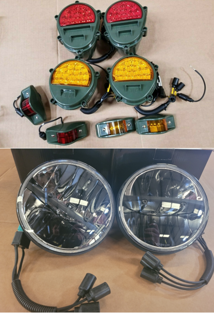 LED CONVERSION KIT HMMWV M998 Humvee Red, Amber, Side Marker Military Led Light