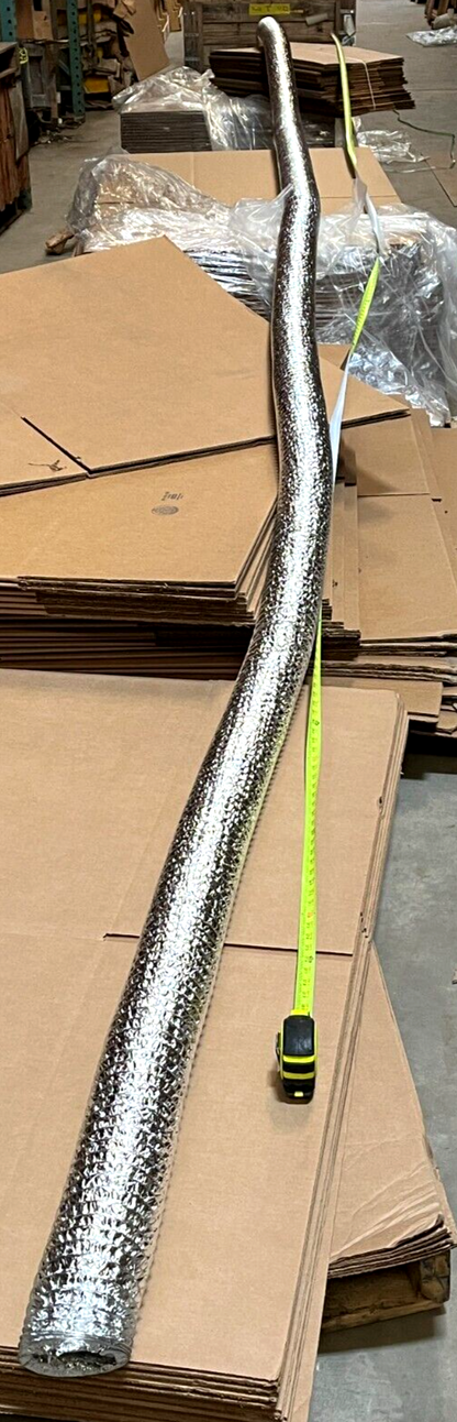 25FT EASY-STORE COMPRESSIBLE ACCORDION STYLE ALUMINUM AIR DUCT TUBING 4720DSHO