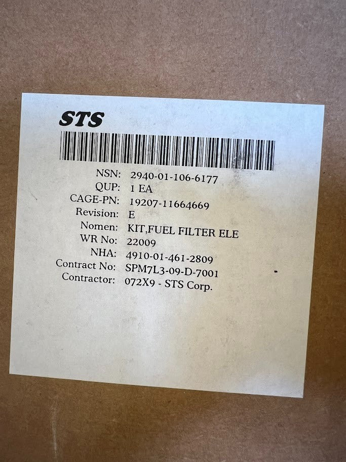 Fuel Water Separator Filter Element FS-1201 NSN 2940-01-106-6177 - photo 8