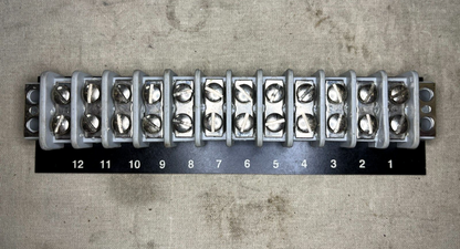 BARRIER 12-141 30A 600V 12P, 12 POSITION TERMINAL BLOCK BOARD 5940-00-983-6089