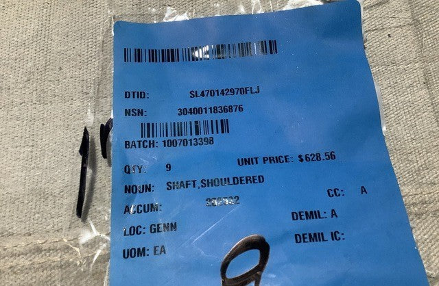 Shouldered Shaft 13211E9108 NSN 3040-01-183-6876 - photo 5