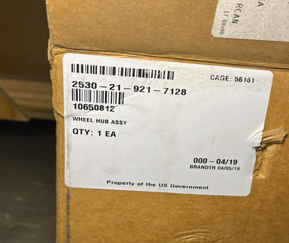 LIGHT ARMORED VEHICULAR WHEEL HUB ASSEMBLY 10650812 2530-21-921-7128 USA
