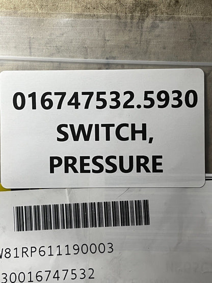 NASON XM-26B-1625R/WDAUVL SWITCH PRESSURE SWITCH FITS STRYKER 5930-01-674-7532