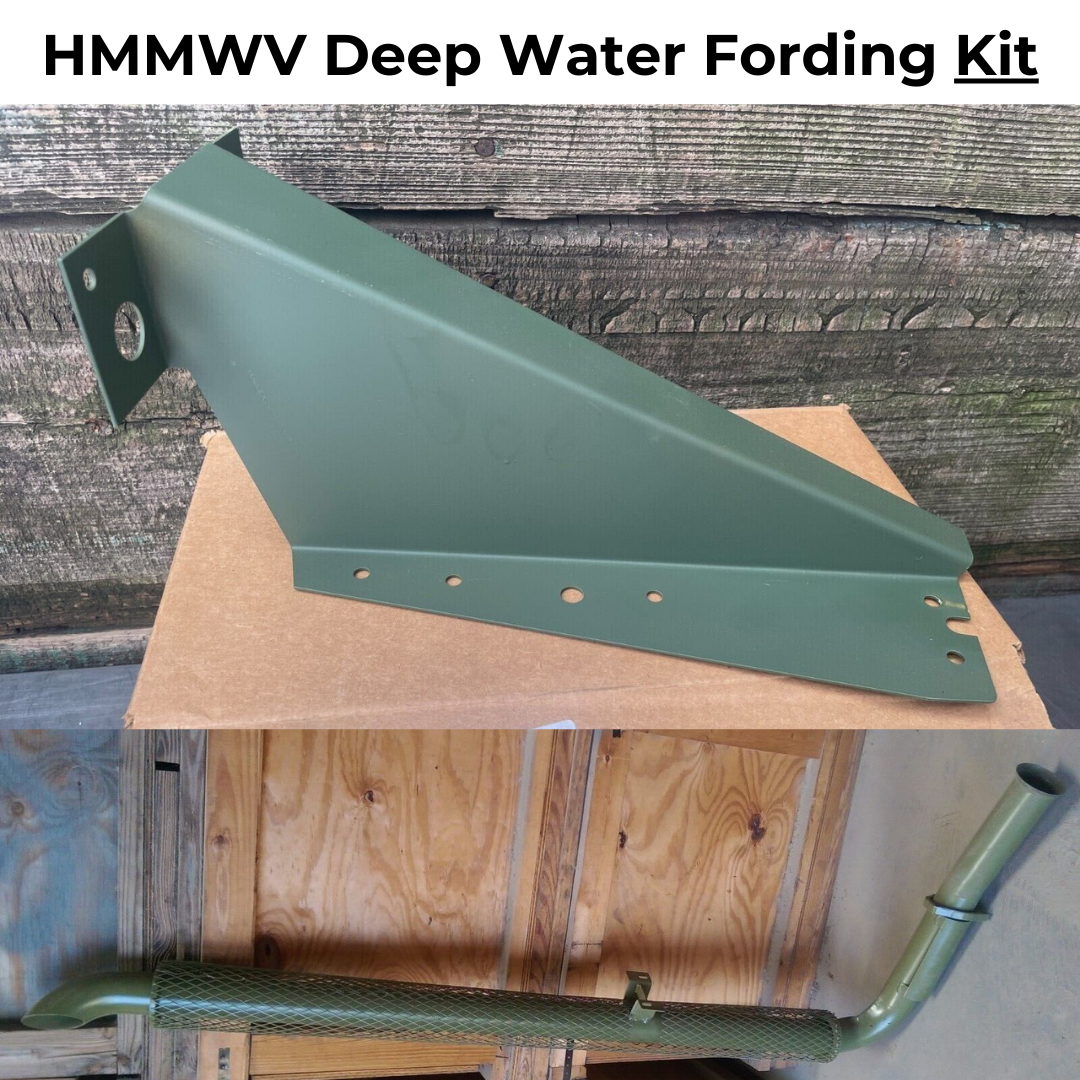 Army Green Deep Water Fording Exhaust Pipe Kit with Mounting Bracket for HMMWV