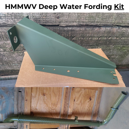 Army Green Deep Water Fording Exhaust Pipe Kit with Mounting Bracket for HMMWV