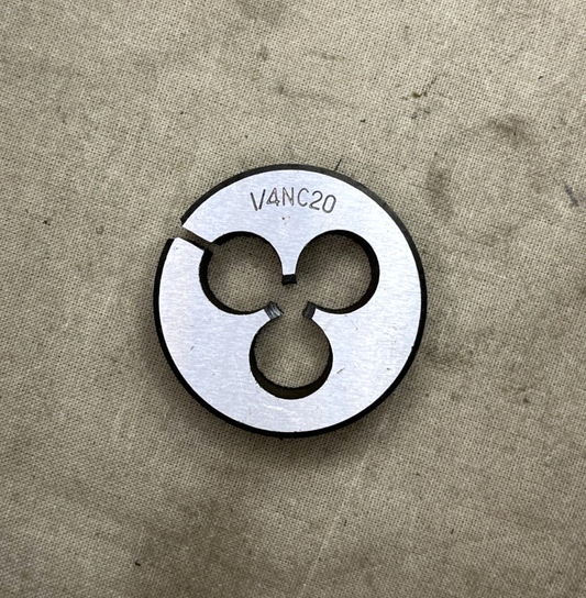 THREADING TOOL 1/4" X 20 NC SPLIT DIE THREAD CUTTER TUNGSTEN STEEL 1/4NC20