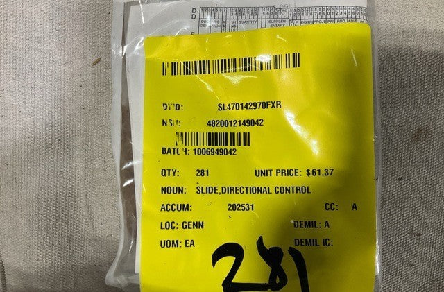 Valve Slide M113A1 NSN 4820-01-214-9042 - photo 4