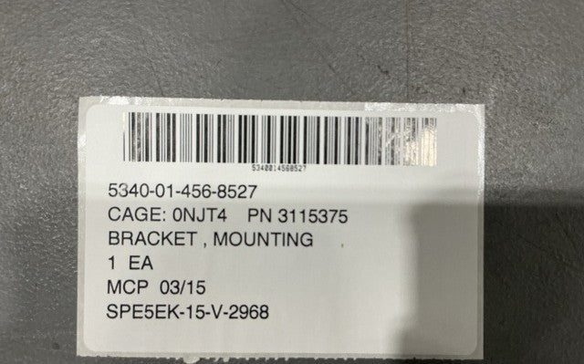 Mounting Bracket M1977A2 NSN 5340-01-456-8527 - photo 2