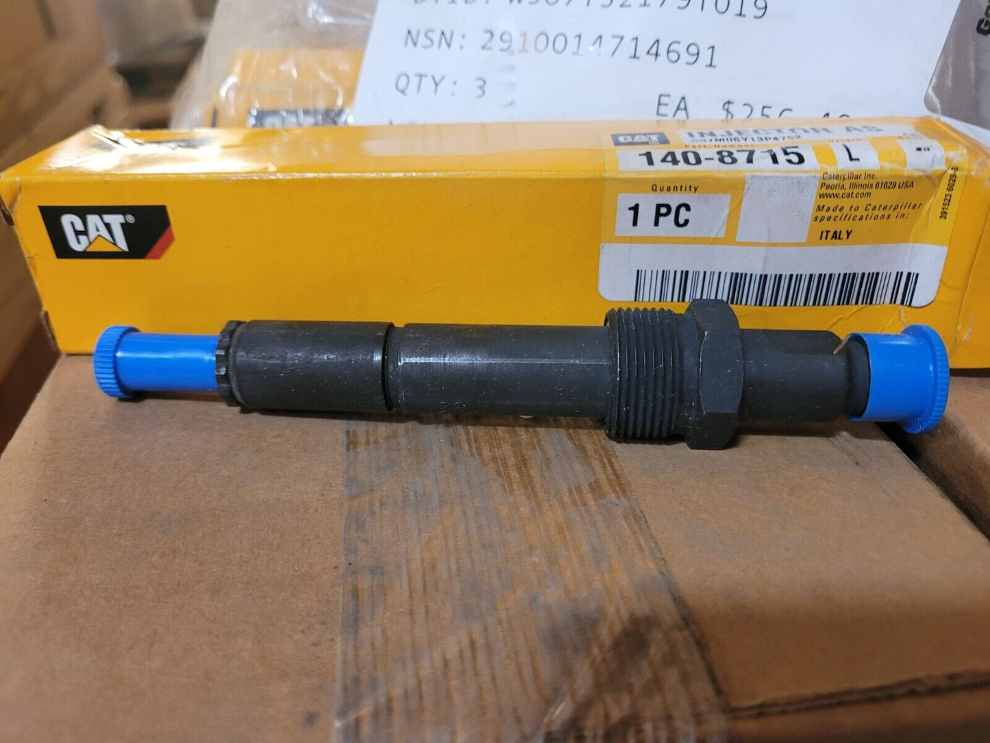 GENUINE CATERPILLAR CS433-C DRUM ROLLER FUEL INJECTOR ASSEMBLY 140-8715