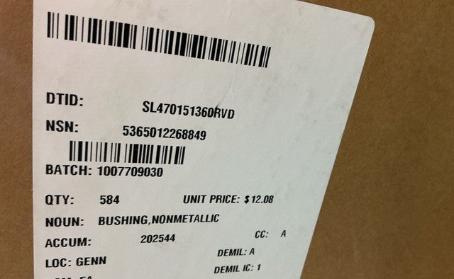 Shock Bushing 472368C1 NSN 5365-01-226-8849 - photo 3